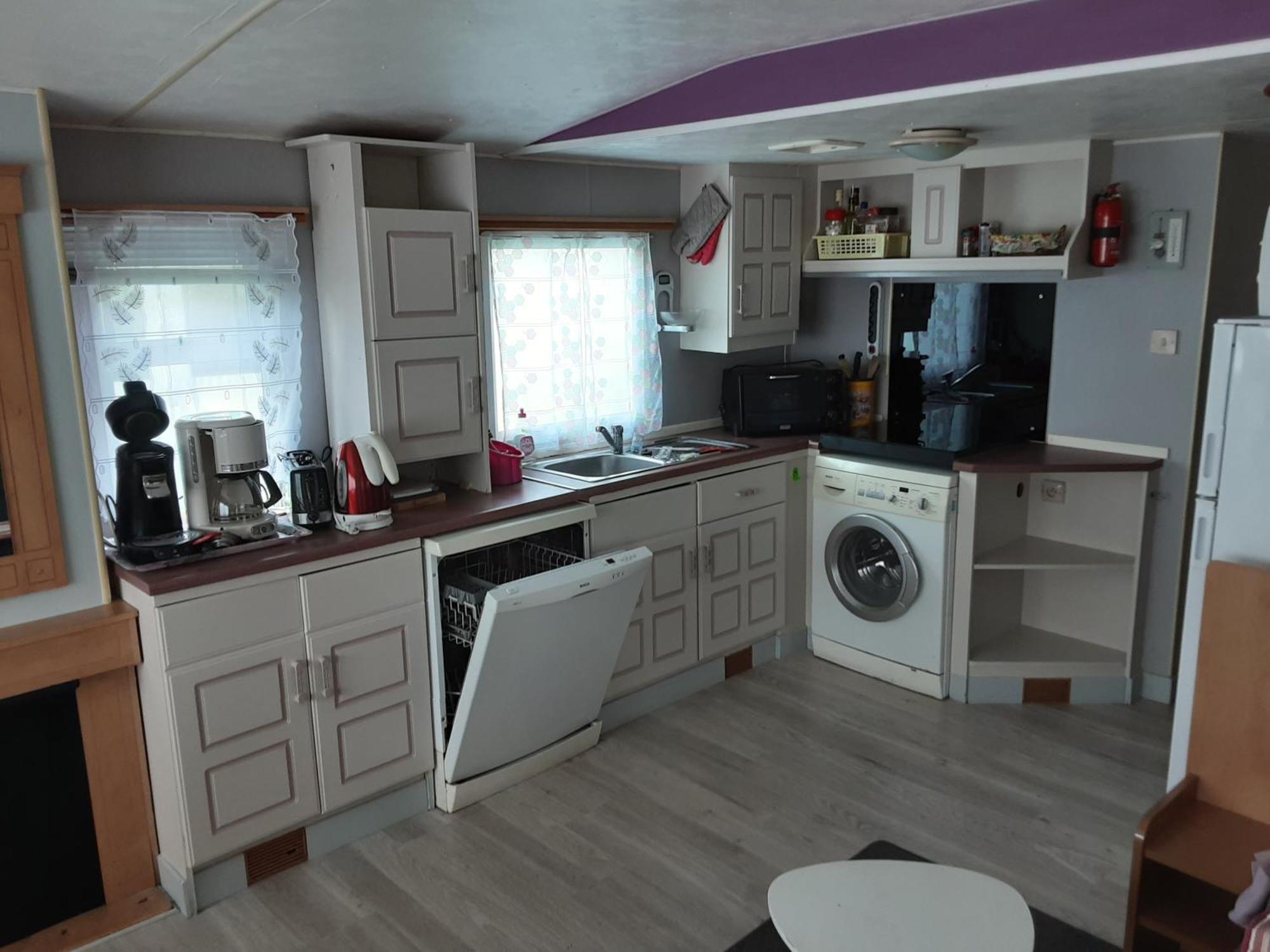 Mobil Home Tout Equipe 3 Chambres Gastes Bagian luar foto